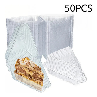 Caja Desechable De Plástico Transparente Para Rebanadas De T | Envío gratis