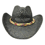 Texana Xr Maquech Sombrero Vaquero Negro Oro Unisex