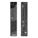 Mini Pc Lenovo Thinkcentre Mini Pc Com Windows 10,  I3, Placa Gráfica  Intel Hd Graphics 4400, Memória Ram De  8gb E Capacidade De Armazenamento De 240gb - 110v/220v Cor Preto