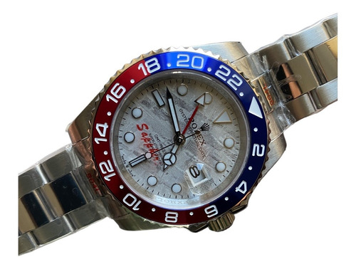 Reloj Rolex Automatico Zafiro Gmt Master 2 Meteorite 41mm 