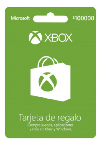 Tarjeta Regalo Xbox 100.000 (código)