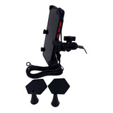 Soporte Para Celular Universal Con Cargador Usb Para Moto