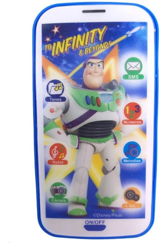 Celular Telefono Infantil Táctil Toy Story  C/ Luz Y  Sonido