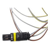 Kit 2x Conector Automotivo Fêmea 2 Vias Com Cabo Elétrico