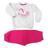 Conjunto Jogging Frisado Bebé Nena Ruabel Talles 3-6-9 Meses