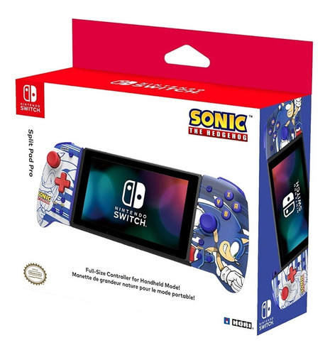 Control Joystick Hori Split Pad Pro Sonic The Hedgehog-nuevo