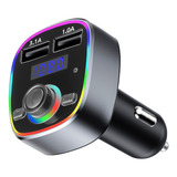 Transmisor Bluetooth Fm Audio Auto Carro Manos Libres Usb
