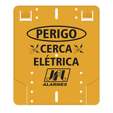Placa De Advertencia Cerca Eletrica Frente E Verso 25617 Jfl