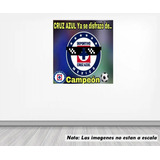 Vinil Pared 100cm Lado Cruz Azul Campeón 2021 Memes 0028