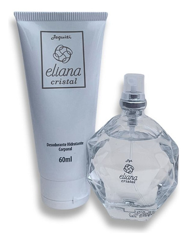 Kit Eliana Cristal Jequiti - Colônia 25ml E Hidratante 60ml - Dia Dos Namorados 