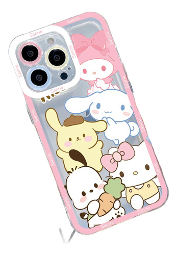 Capa Sanrio Hello Kitty Kuromi Para iPhone 15 14 13 12 11