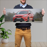 Cuadro 30x80cm Auto 2008 Ford Focus St By Rieger 12