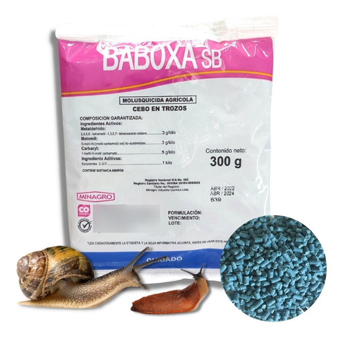 Mata Caracoles Y Babosas X 300gr