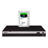 Nvr Intelbras Nvd 3316-plus Inteligência Vídeo Ultra Hd 4tb