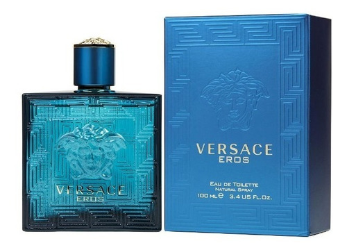 Perfume Eros De Versace Hombre 100 Ml Eau De Toilette Nuevo Original