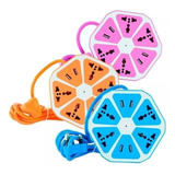 Zapatilla Hexagonal Enchufes 4 Toma Corriente 4 Usb 220v