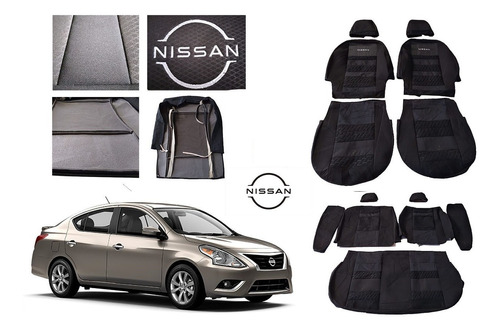 Fundas De Asientos Nissan Versa Advance 2012-2019
