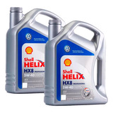 Kit Aceite Shell Helix Hx8 Pro Av 5w40 Vw Amarok X 8 Litros