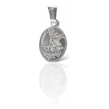 Medalla San Miguel Arcángel De Plata Fina 925
