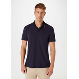 Camisa Polo Masculina Básica Regular Em Algodão