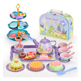 Set De Té Para Niños, Postre, Regalo Para Niñas, En Caja