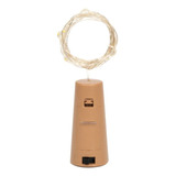 Corcho Botella Luz Luces Led Decoracion Guirnalda X10