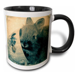 3drose Lionhead Bunny And Teacup - Taza De Arte Digital En .