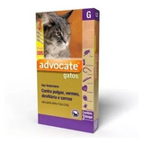 Combo Advocate Proteção Para Gatos Ácima 4 A 8kg 3 Pipetas 