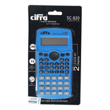 Calculadora Cifra Cientifica Azul Sc-820