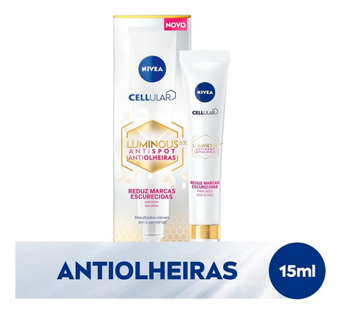 Creme Cellular Luminous 630 Antispot Antiolheiras 15ml Nivea Momento De Aplicação Dia/noite Tipo De Pele Todo Tipo De Pele