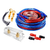 Kit De Cable K-009 4 Gauge Para Potencia 5000w Audio