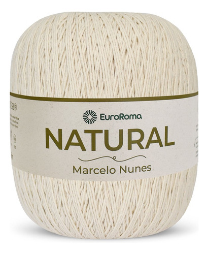 Barbante Natural Marcelo Nunes Euroroma, Cru 700g Nº4 Ou Nº6