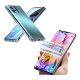 Funda Transparente + Hidrogel Brilloso Para Motorola G72