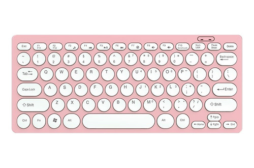 Teclado Rosado, Cable Usb - Mini 29*12 Centímetros