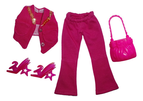 Ropa Accesorios Artesanal Para Muñeca Barbie 30cm - Dyd005