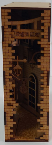 Diorama Livro Book Nook Harry Potter Beco Diagonal 