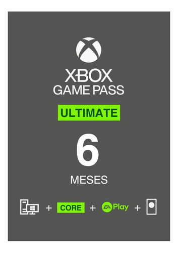 Game Pass Ultimate 6 Meses + 20 Dias Gratis Garantizados!!!!