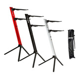 Suporte Torre Stay Slim 1100/02 Teclado E Notebook Com Bag Cor Vermelho