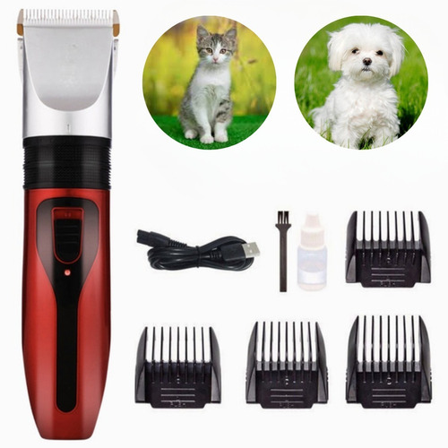 Kit Maquina Mascota Peluquería Perro Gato