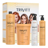 Kit Hidratação Trivitt Profissisional Itallian Reconstrução