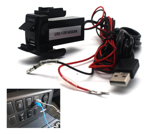 Puerto De Enchufe Usb Para Coche Con Conector De Audio Para