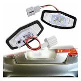 2 Luz Led Placa Honda Accord Pilot Civic Acura Rdx Tl Tsx Rl