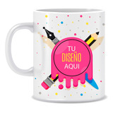 30 Tazas Blancas 11 Oz Personalizadas Impresas A Color