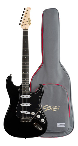 Guitarra Stratocaster Seizi Vintage Shinobi Sss Black Ph