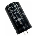 (x10) Capacitor Eletrolítico 220uf 450v 25x45mm