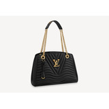 Louis Vuitton Bolso Negro New Wave Chain Tote Original