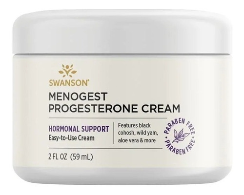 Crema De Progesterona Menogest Natural Menopausia 2 Fl Oz 59