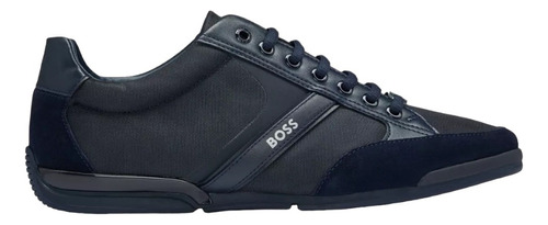 Tenis Hugo Boss Saturn Low Azul Marino Para Hombre Original