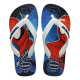 Chinelo Havaianas Infantil Top Marvel Homem Aranha