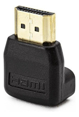 Kit 5 Adaptadores Em L - Hdmi Macho Para Fêmea 